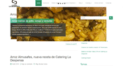 Desktop Screenshot of cateringladespensa.com